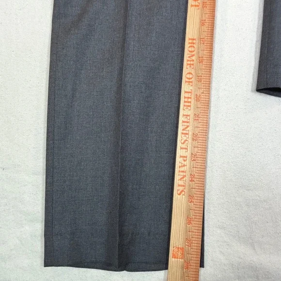 Jos A Bank Traveler Tailored Fit Classic Gray Wool Dress Pants Mens 31x28 NWT - Picture 7 of 11